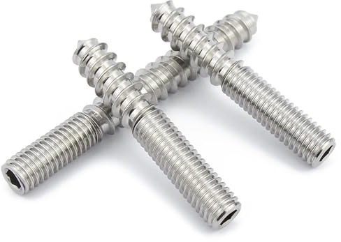 Selbstschneidende Doppelkopfschrauben M6M8 Holzschraube, Innensechskant, Doppelkopf, Spitzgewinde, einseitig selbstschneidend(M6X40MM)