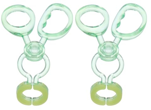 IWOWHERO Lot De 2 Bâtonnets Pour Lentilles De Contact Invisibles Accessoires De Voyage Pour Lentilles Invisibles Petit Format Pratique Vert Clair