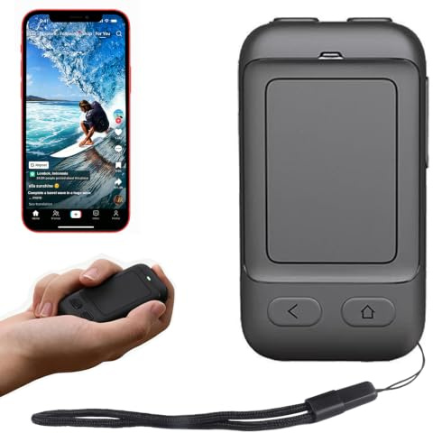 Scrolling della punta delle dita, touchpad Bluetooth 5.0 2 in 1 e mouse per Tik Tok i-Phone iPad, mouse portatile Bluetooth portatile con telecomando, telecomando senza fili