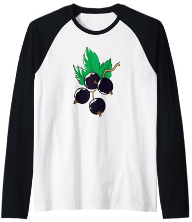 Grosellas espinosas Camiseta Manga Raglan