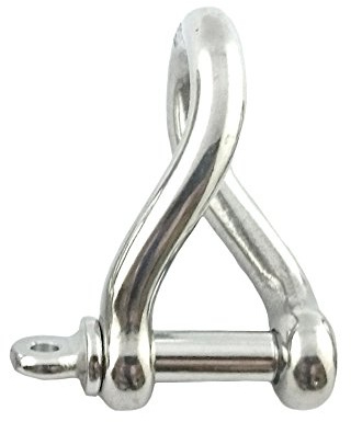 US Stainless Stainless Steel 316 Twist Shackle 5/16 (8mm) Marine Grade