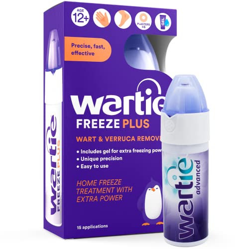 Wartie Advanced Wart & Verruca Remover, Extra Strength Gel Removes Stubborn Warts & Verrucas Fast – White , 50 ml (Pack of 1)
