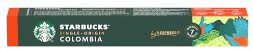 Starbucks - Colombia Espresso Capsules - Single Origin Coffee - Intensity 7-10 Capsules