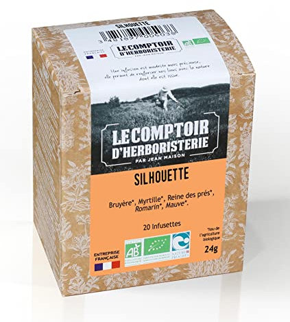Le Comptoir d'Herboristerie, Corrèze - Tisane Silhouette Bio Infusettes