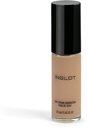 Inglot Fondotinta | Coprenza Perfetta e Naturale | Lunga Tenuta | Finish Liscio e Matte | Incarnato Luminoso | AMC Cream Foundation | 30 ml MW100