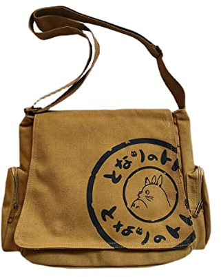 Herren Koreanische Canvas Tasche Herren Umhängetasche Männer Große Kapazität Computer Casual Tasche, Braun, Einheitsgröße