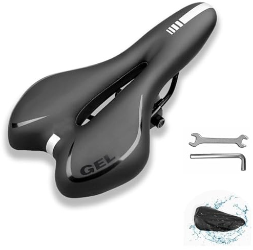Deedlite Bike Sattel Premium Universal Sattel Pro 3.0 - Endlich Schmerzfrei Radfahren | Bequem Weich Memory Schaum Radsattel (1L)