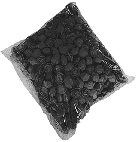 ulafbwur Artificial Flower 500Pcs PE Foam Rose Head Artificial Flower for DIY Bear Doll Wedding House Decor