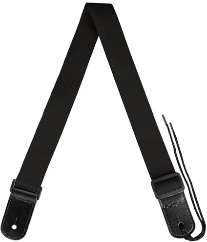 Ukulele Strap Poly-Cotton - Black