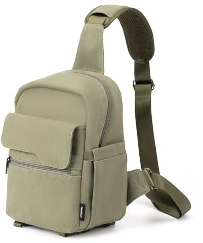 Cwatcun Kameratasche,Wasserdicht Kamerataschen Große Umhängetasche, Kamera Tasche für Spiegelreflex,SLR/DSLR,Kompaktkamera, Systemkamera und Zubehör,Armeegrün