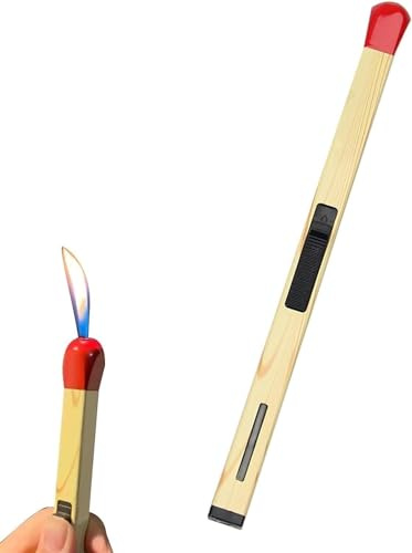 Creative Matchstick Lighters,Open Flame Lighters,Refillable Butane Lighters,Men's,Women's,BBQ,Warmer,Camping Gifts