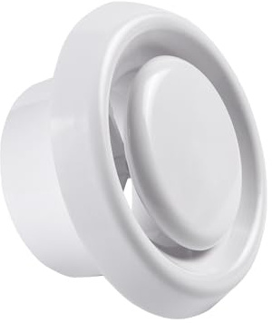 4inch Plastic Round Ceiling Vent, 100mm Adjustable Air Vent Cover