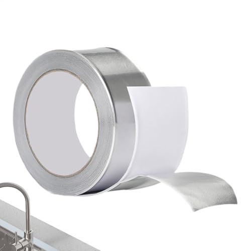 Generisch Hochleistungs-Klebeband – Aluminiumfolien-Isolierband | Wasserfester Metallreparaturkleber | Multifunktionales Dekoratives Klebeband Für Klimaanlage, Abdichtung, Isolierung, Reparatur