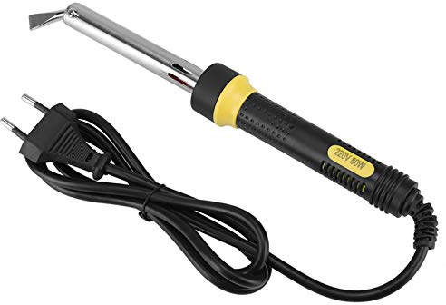 80W Lötpistole Elektrische Elektriklötchen Eisen Gebogene Spitze Externe Heizung Nicht -Schlupf -Griff Tragbares Schweißwerkzeug für Elektronische Reparatur -DIY -Enthusiasten