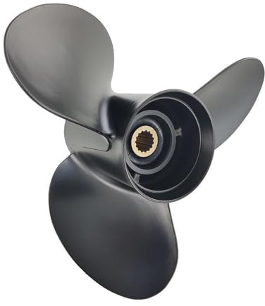 Außenbord Propeller Kit Propeller aus Aluminiumlegierung, Marine-Außenbordpropeller, kompatibel mit Suzuki 60–140 PS(14X17)
