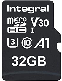 Integral 32GB Doppelpack microSD-Karten, Premium High-Speed, 4K-Video, 100MB/s Lesen, 30MB/s Schreiben, UHS-I, U3, V30, Klasse 10, A1 – für Smartphones, Tablets, Drohnen, Spielkonsolen.