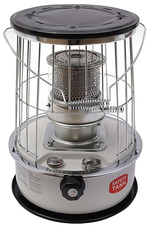 Calentador portátil de queroseno para hogar, oficina, patio, jardín, camping, 32,5 x 45 cm, combustible de parafina, solución de calefacción eficiente
