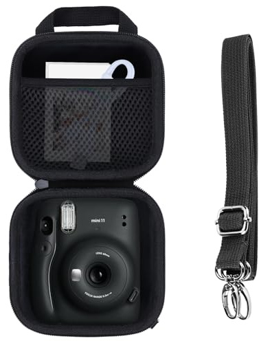 RIYADAone Hard Case Compatible with Fujifilm INSTAX Mini 12/11 /13 Camera | Drop-proof & Shockproof, Portable Case, with Mesh Bag Storage, for Travel, Fujifilm Instant Cameras Hard Protective Case
