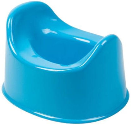 Kleinkind-Toilettensitz, tragbarer Baby-Töpfchen-Toilettenstuhl mit komfortablem Design für Jungen und Mädchen, leicht zu reinigender Reise-Kinder-Toilettentrainer für Zuhause und Badezimmer, Bl