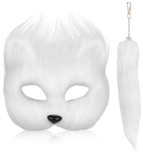 TOYANDONA Masque Demi- en Plastique Léger et Solide pour Soirées Festives et Cosplay, Accessoire de Carnaval Authentique Design Réaliste et Attrayant