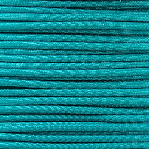 5m Gummikordel - Hutgummi - Rundgummi, hochwertig, extra-stark in 2mm, türkis