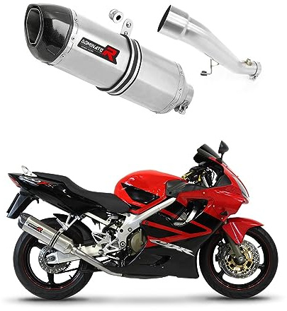 DOMINATOR Terminale di Scarico Marmitta Silenziatore HP1 compatibile con CBR 600 F4i 2001-2006