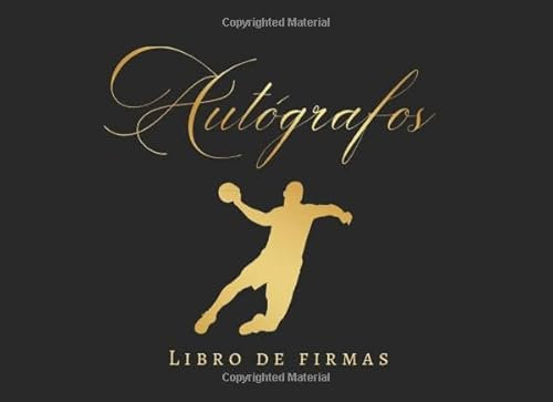 AUTÓGRAFOS: REÚNE EN UN SOLO CUADERNO TUS FIRMAS O FOTOS DE JUGADORES DE BALONMANO FAMOSOS | REGALO CREATIVO PARA AFICIONADOS AL DEPORTE..