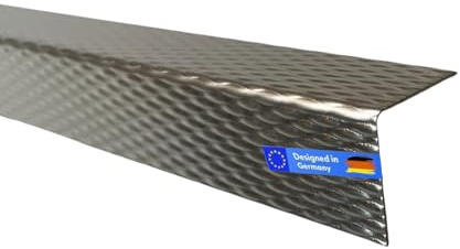 Edelstahl Winkel, 1000mm Winkel Profil 30x30 mm Schenkelinnenmaß aus Edelstahl 5WL, 1 mm stark L Profil, Winkelblech, Kantenschutzprofil