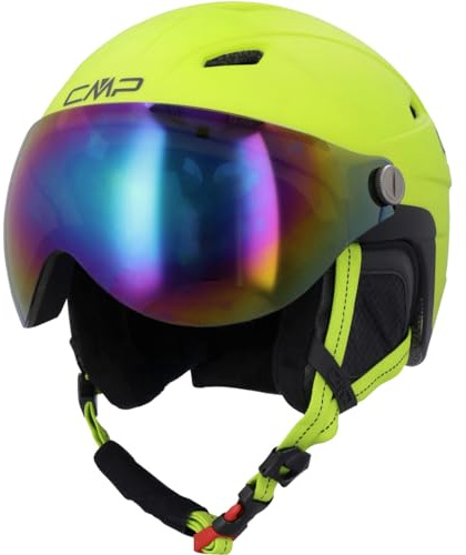 CMP - Casco da sci per bambini Wj-2 con visiera, Apple, XS