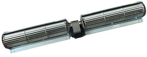 Ventilateur tangentiel double longueur 645 mm, dimensions des embouts 2 x 274 x 40 mm, pour poêle à granulés