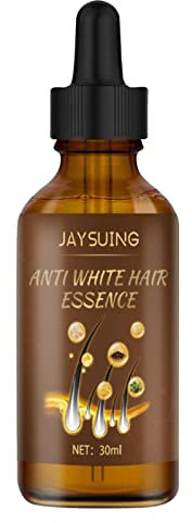 Halatua Anti Grey Hair Essence | Bio-Haarverdunkelungsessenz zur Ergänzung der Haarfollikel-Ernährung – 30 ml feuchtigkeitsspendende Haaröle Haarpflege für alle Haartypen