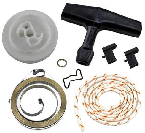 Rücklauf-Starter-Griff, Seilzugfeder-Set für Stihl 034 036 044 046 MS340 MS360 MS440 MS460 Kettensäge 1128 195 0400