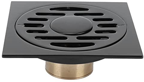 Floor Drain, 4 Inch Stainless Steel Square Shower Floor Drain with Removable Cover, Anti-Clogging Bathroom Tile Insert Floor Drainer, Hair Catcher Strainer for Bathroom Kitchen, 100 * 100mm