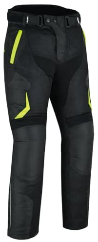 LOVO - Pantalon Moto Verano Unisex con Diseño Perforado - Pantalón Moto Hombre y Mujer - Ropa Moto de Alta Protección - Protectores en Rodillas y Caderas - Pantalones Moto Unisex