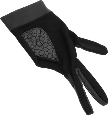 Anneome Dreifinger-billardhandschuh Aus Silikon rutschfest Elastisch Design Für Linke Hand Gummizug Am Handgelenk