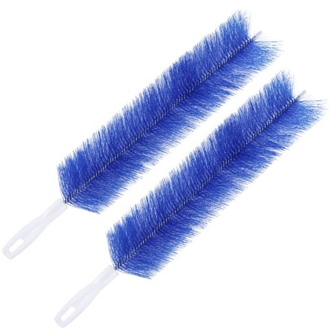 2pcs Fan Cleaning Brush, Ceiling Fan Cleaner Duster Bendable Ceiling Fan Brush Ceiling Fan Duster for Fan Air Conditioning Car Vents Windows Curtains