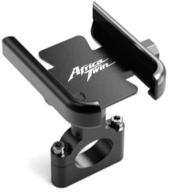 YUEYUEMOTO Per AFRICA TWIN CRF1100L CRF1000L CRF 1000 L 2016-2021 Moto CNC Manubrio Specchio Telefono Mobile GPS Supporto(Colore: Manubrio Nero)