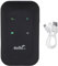 Punto de Acceso Móvil WiFi, Enrutador WiFi Portátil 4G LTE 300Mbps con Ranura de Tarjeta SIM, Admite 10 Dispositivos, para Campistas, Autocaravanas y Viajes Negros
