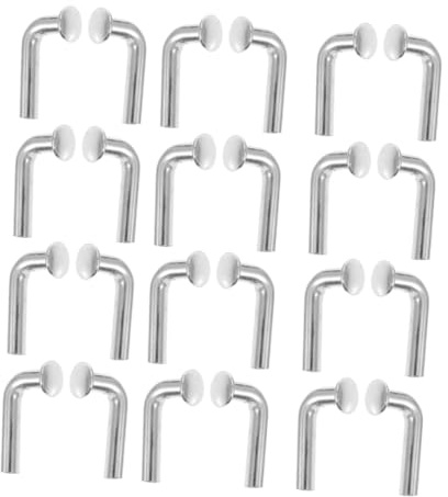 UTHCLO 50 Piezas Pasador de Seguridad para Estanterías de Palés Pernos J de Acero Resistente para Soporte de Balda y Estructura de Almacenaje