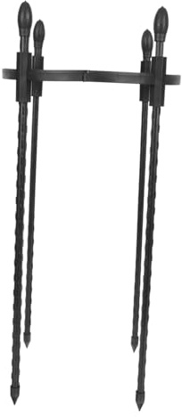 BESTonZON Cage Support pour Plantes Grimpantes en Pot, Anneau 8 Mm Diamètre 20 Cm Hauteur 40 Cm, Tuteur Jardin pour Petites Tomates Et Fleurs, Structure Stable pour Balcon Intérieur Et Extérieur