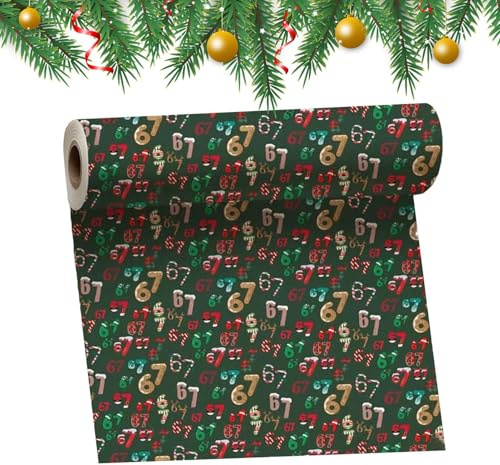 Weihnachts-Geschenkpapierrolle, lustiges Geschenkpapier, 67 Editionen, Geschenkpapier, für Freunde, Büro, Kollegen, Social Club, Gemeinschaftsgruppen, Geburtstag, Familientreffen, Ruhestand