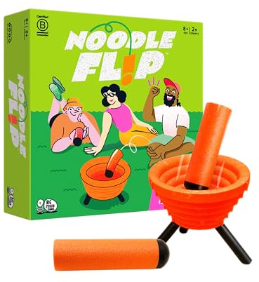 Noodle Flip | The No-Sweat Action Game | Outdoor Summer Game for 2+ Players | Perfect for BBQs, Festivals & Garden Parties | Kids & Adults | Age 8+ | Big Potato