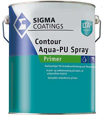 SIGMA Contour Aqua-PU Spray Primer Weiß Matt 5 Liter