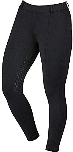 Dublin Kinder Performance-Gel-Reitleggings Cool-it (Bund 66 cm) (Schwarz)