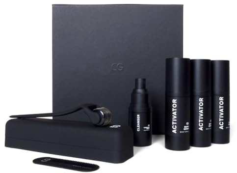 Copenhagen Grooming Set für Bartwachstum – das originale Bartwuchs-Set für einen volleren, kräftigeren Bart. Mit bewährtem Wachstumsaktivator-Serum, Dermaroller - 150 Tage