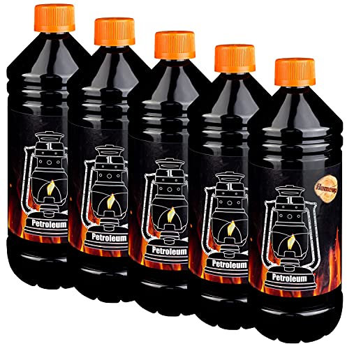 Petroleum für Petroleumheizung Petroleumofen Petroleumlampe Petroleumlampen Kamin Heizung Kerosin Reiniger Lampe Lampen Petrolium 5 Liter Flameup