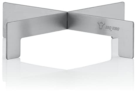 BBQ-Toro Trébede de Acero Inoxidable para Horno Holandés | 25 x 25 x 5,6 cm | Soporte para Dutch Oven | Base para Ollas, Cazuelas | Accesorios para Olla Holandesa