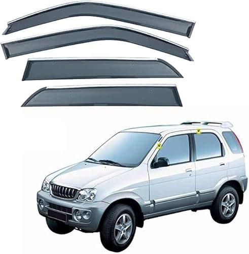 Juego de 4 Deflectores de Viento, Protector de Nieve para Lluvia Y Sol de Baja Acumulación de Calor para Reemplazo de Automóviles para Toyota TERIOS 2004