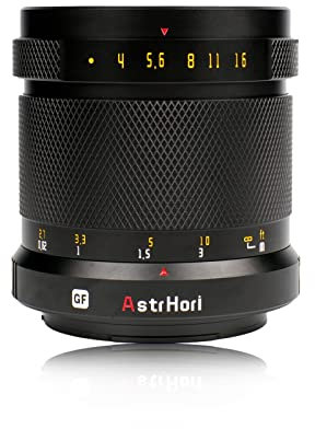 AstrHori 75mm F4 Manual Portrait Lens Medium Format Match 100 Million Pixels Mirrorless Camera & Cover 33x44 Sensor for FUJIFILM GFX Mount GFX 50SII,GFX100,GFX100 IR Ver,GFX 50S,GFX 50R,GFX 100S