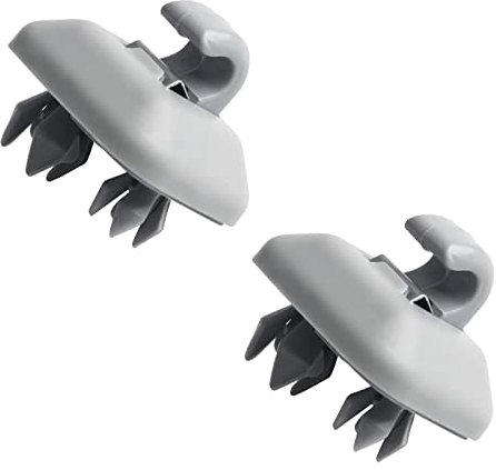 Parasol Reemplazo Clip, Visera para Gancho, Clip para Visera de Coche, Clip Interior de la Visera del Coche, Clip de Gancho para Parasol de Coche, Soporte para A1 A3 S3 A4 S4 A5 S5 Q3 Q5 TT, Gris
